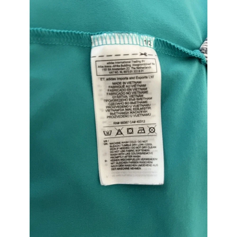 Adidas Polo 2XL Green Ultimate 365 Performance 3-Button Side Slit Golf Shirt